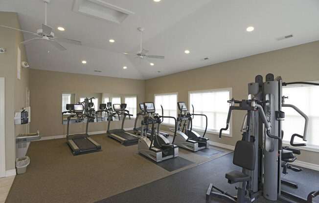 24 Hour Fitness Center with Wi Fi at Hunters Pond Apartment Homes, Champaign