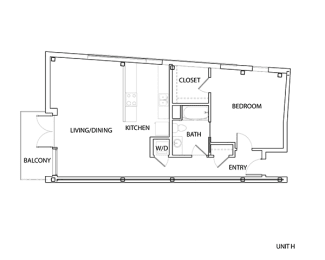 1 bed, 1 bath, 987 sqft, $3,767