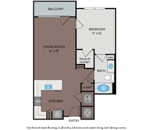 1 bed, 1 bath, 733 sqft, $1,959