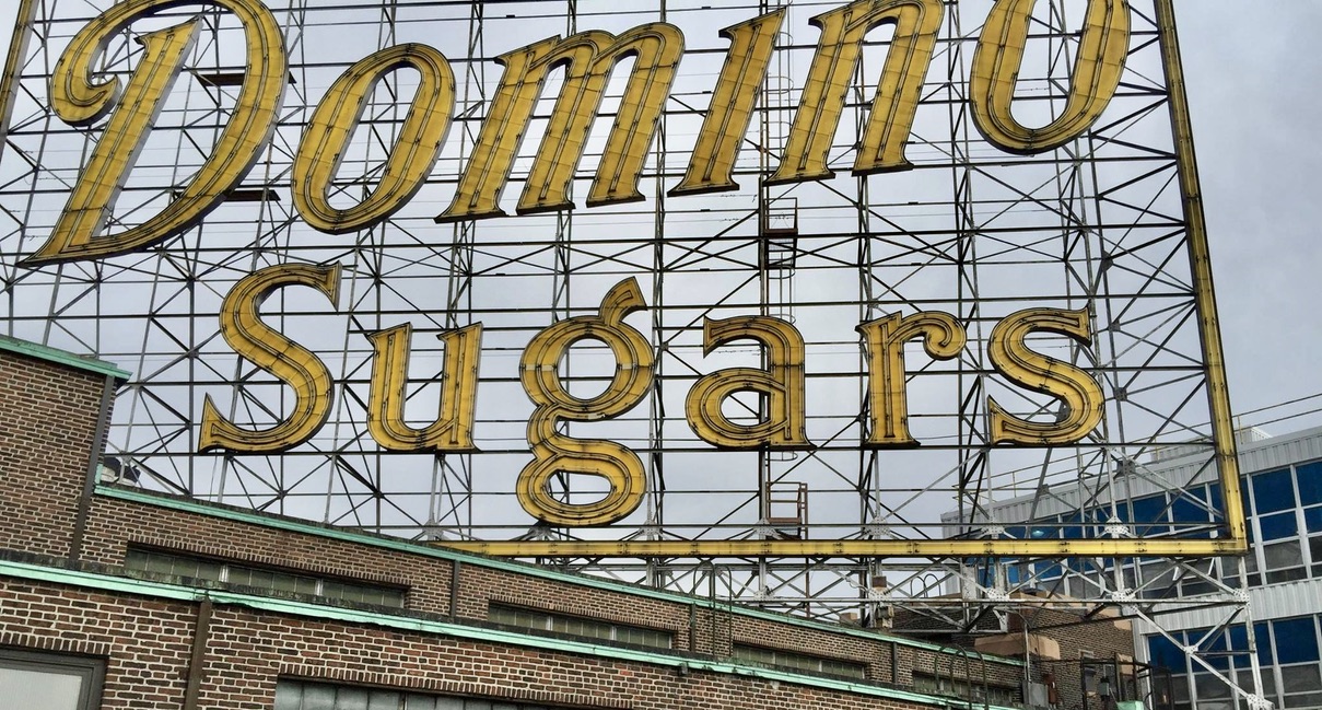 Domino Sugars Sign from Locust Point