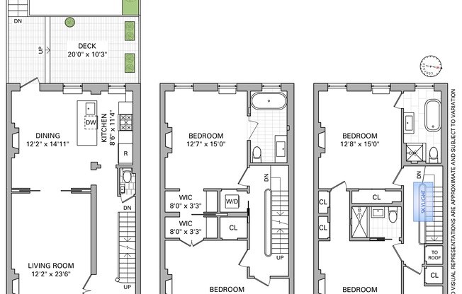 4 beds, 3.5 baths, 3,296 sqft, $11,500, Unit 2