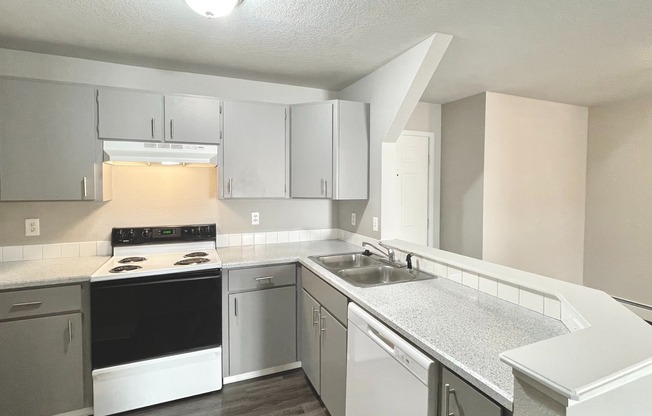 Kitchen Opens to Living Area