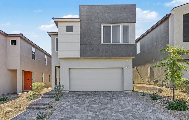 5-Bedroom Home for Rent in Gated Kyle Canyon Community | Downstairs Bedroom | Modern Kitchen