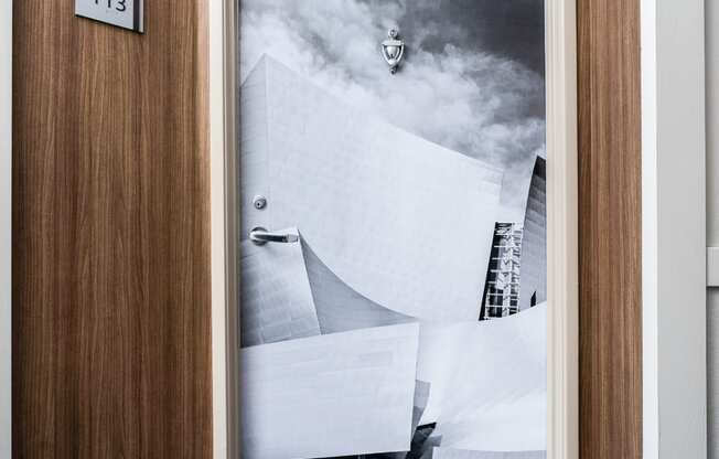 Photo of a unit door