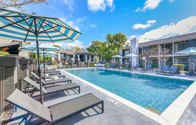 Pool With Lounge Chairs at Canvas, Austin