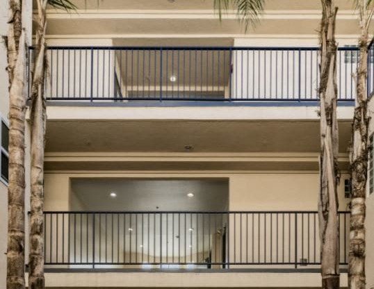 Inside the apartments at 7393 West Manchester Avenue, California