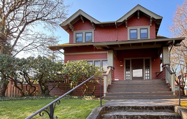 Spectacular, Fully-Furnished 1910 4 Bed/3.5 Bath Irvington Craftsman Avail for 1 Year!