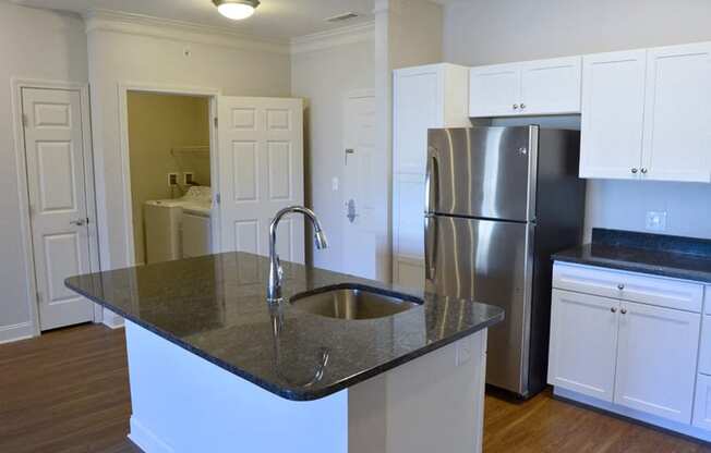 Commons at boston road in billerica apartments model kitchen with granite counters and stainless appliances