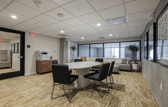 Rasa Leasing office seating with furniture