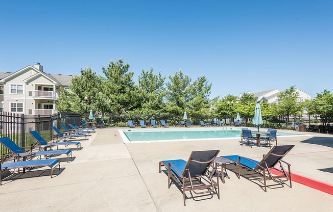 Resort Style Pool & Sundeck at Owings Park Apartments, Owings Mills, MD