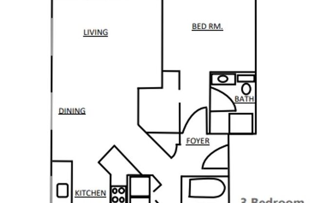 3 beds, 2 baths, 1,190 sqft, $2,150, Unit 370