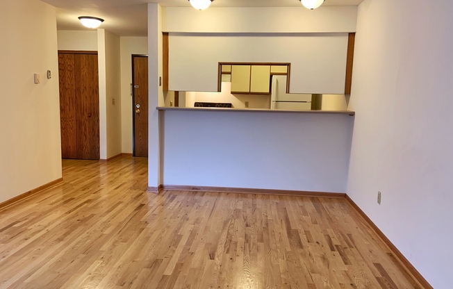 Spacious 1 Bedroom Unit, Downtown Waukesha, Hardwood Floors!