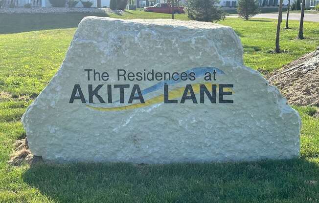 Main Signage at The Residences at Akita Lane, Ohio, 43110