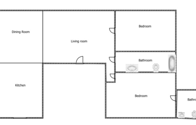 2 beds, 2 baths, 1,040 sqft, $1,645