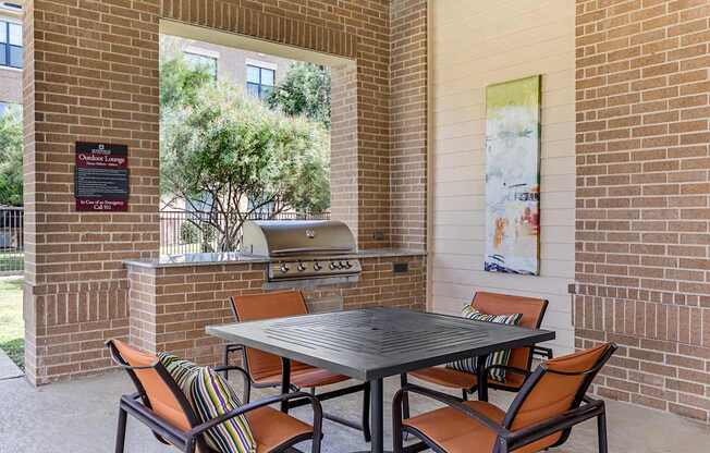 Patio with Grilling Station at Mansfield on the Green, Milwaukie