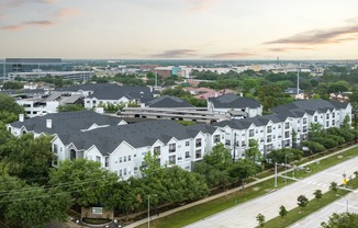 Villas at Hermann Park | Houston, TX | Community Aerial