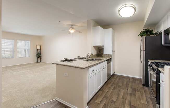 Fully-Equipped Kitchens at 55+ FountainGlen Pasadena, California, 91101