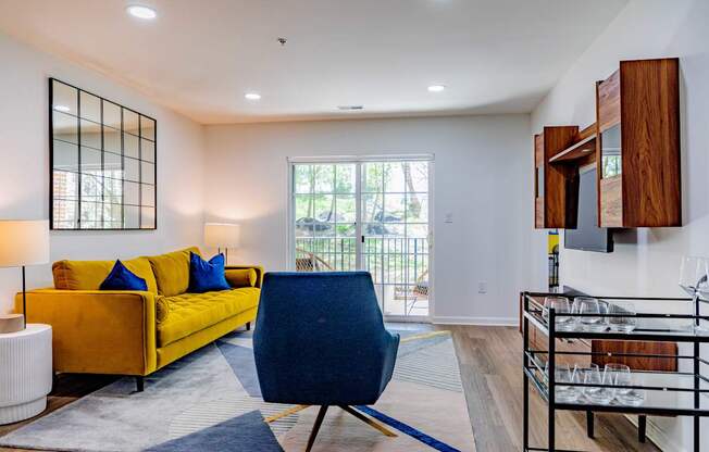 Living Room at The Residences at Brookside Commons, Maryland, 21117