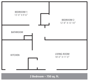 2 beds, 1 bath, 750 sqft, $1,935