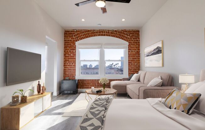 Cozy & Contemporary Studio in Koreatown