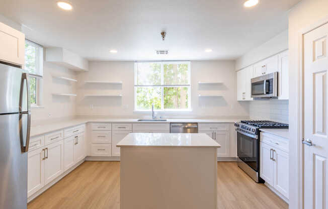 Kitchen with Stainless Steel Appliances