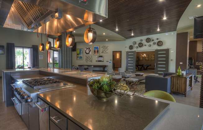 Clubhouse at The Strand Apartments in Oviedo, FL