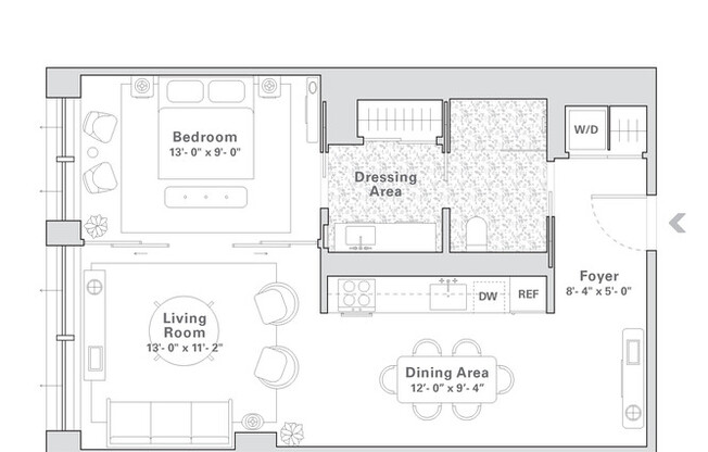 1 bed, 1 bath, 670 sqft, $5,350, Unit 420