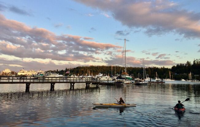 Boutique in town condo building with luxury top floor waterfront unit....now available