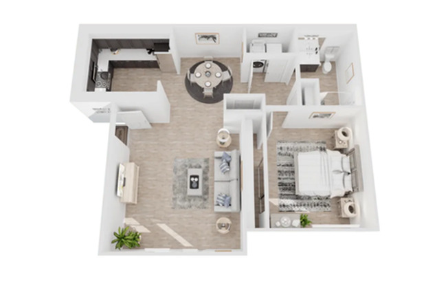 1 bed, 1 bath, 808 sqft, $1,715, Unit 166