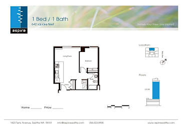 1 bed, 1 bath, $3,250