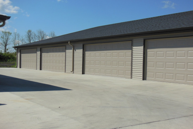 garage, row of garages