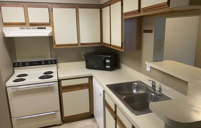 Large 1 Bedroom 1 Bath with fireplace and washer and dryer