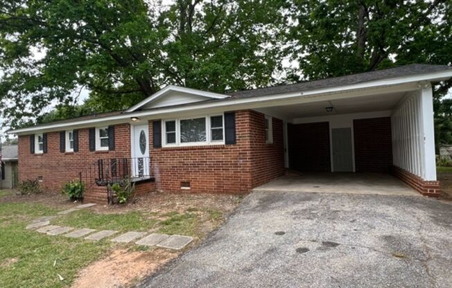Fantastic Brick Ranch Home that has been refurbished - Open Floorplan with 3 bedrooms & 1.5 baths also convenient to Cherrydale and Paris Mountain!