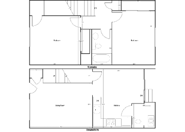 2 beds, 1.5 baths, 1,092 sqft, $2,049