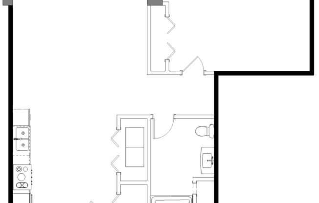 1 bed, 1 bath, 745 sqft, $1,745, Unit 1224