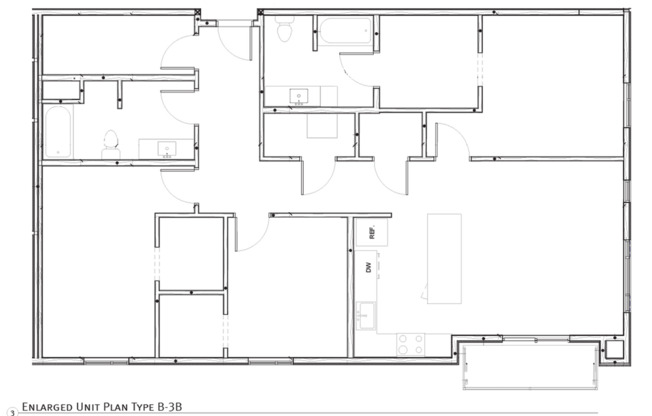 3 beds, 2 baths, 1,541 sqft, $3,050, Unit 433