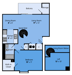 1 bed, 1 bath, 850 sqft, $1,035
