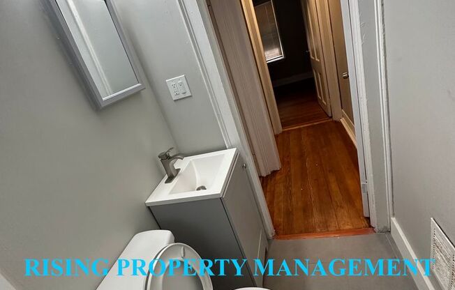 End unit 2 bedroom 1 bathroom home located in the historic Fairview section of Camden with Parking in rear.