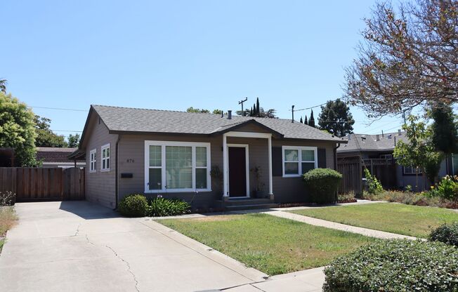 Single Family Close to Downtown Sunnyvale