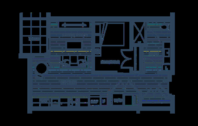 Studio, 1 bath, 605 sqft, $1,410, Unit 2518