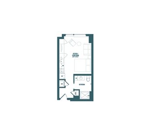 Studio, 1 bath, 342 sqft, $1,622