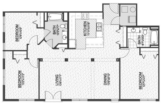 3 beds, 2 baths, 1,493 sqft, $2,750, Unit 619