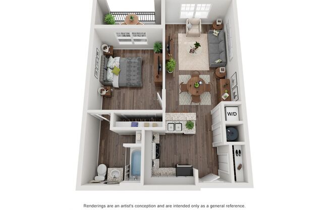1 bed, 1 bath, 729 sqft, $1,276, Unit B-128