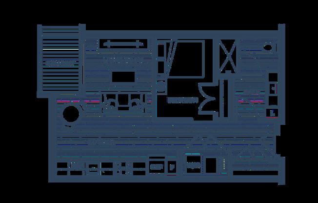 Studio, 1 bath, 605 sqft, $1,395, Unit 2418