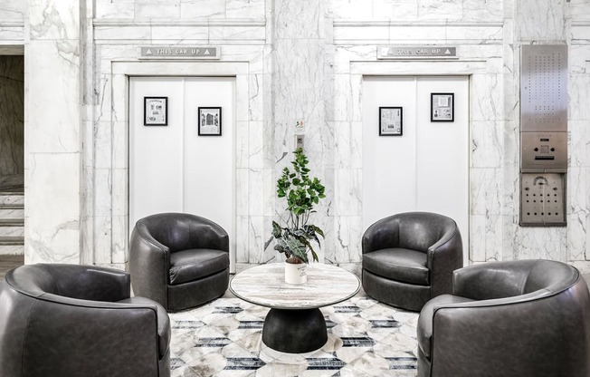 Commons Office at Orpheum Tower Apartments in Omaha, NE