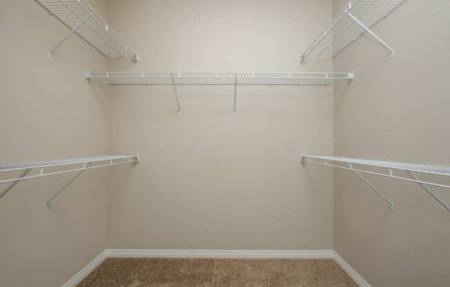 Generous Walk-In Closets With Shelving at The Passage Apartments by Picerne, Henderson, Nevada