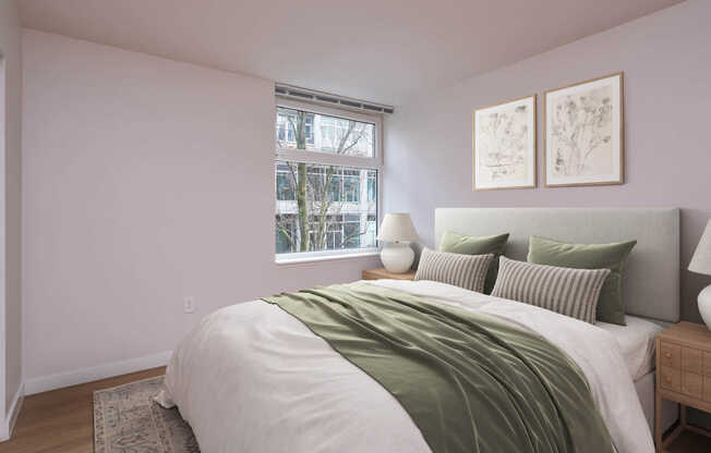 Bedroom with Hard Surface Flooring