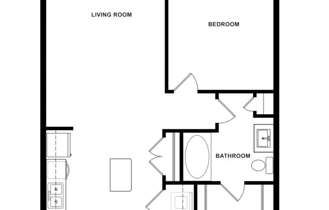 1 bed, 1 bath, 685 sqft, $1,320