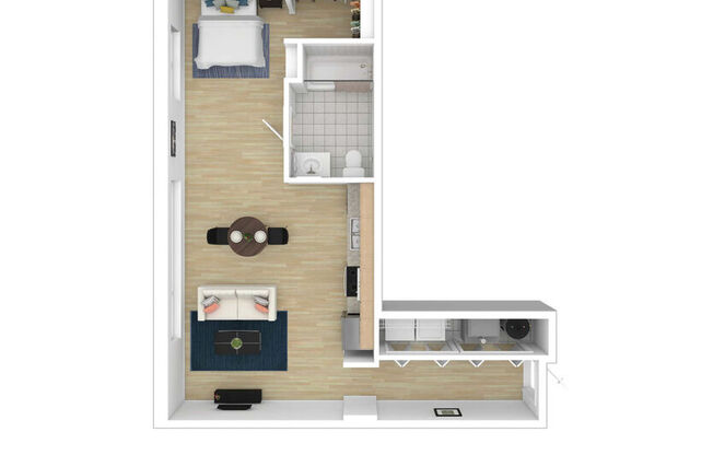 Studio, 1 bath, 620 sqft, $1,479