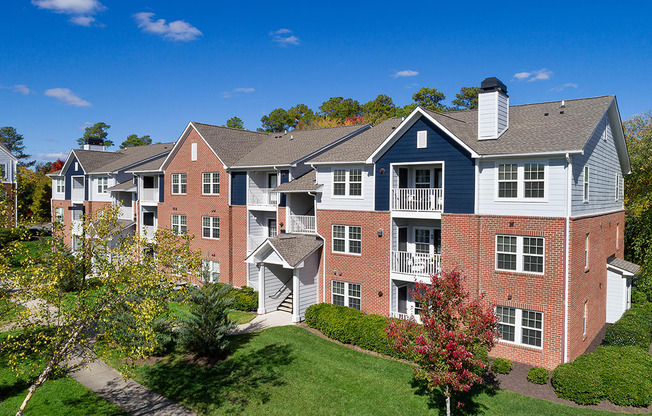 exterior apartment building